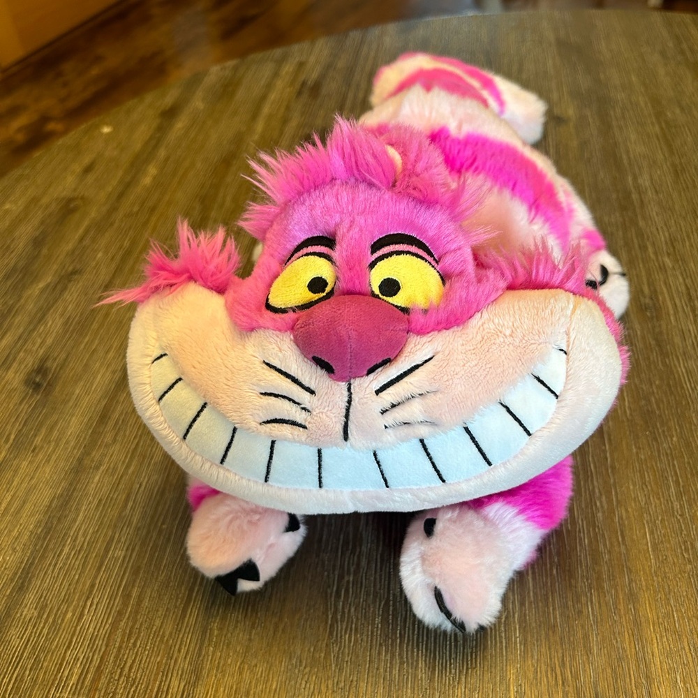 Disney Pink Cheshire Cat Stuffed Animal